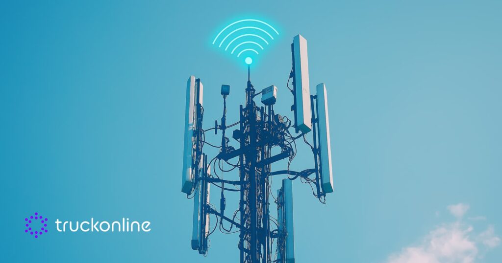 Fin des réseaux 2G/3G, antenne relais avec symbole wifi.