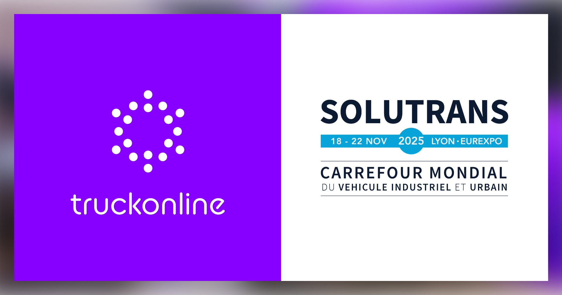 Le futur du TRM avec Truckonline à Solutrans
