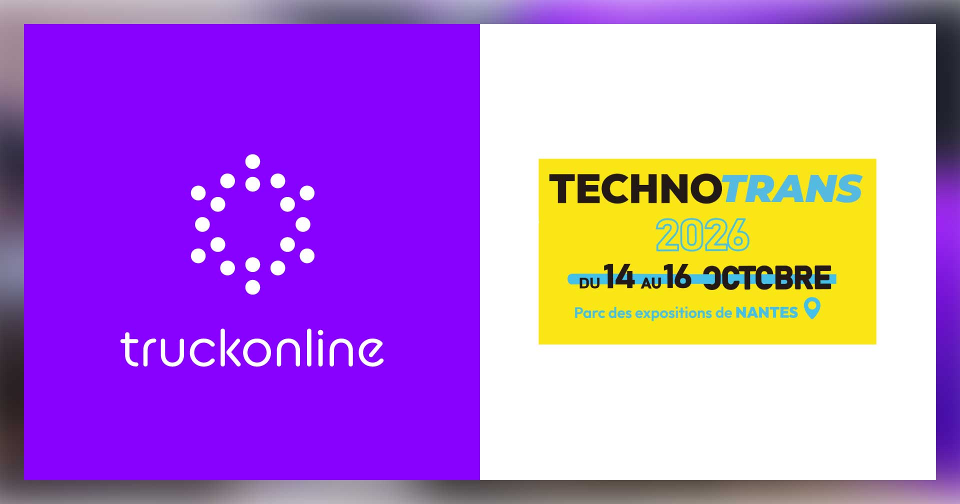 Truckonline présent au Technotrans, du 14 au 16 octobre, à Nantes